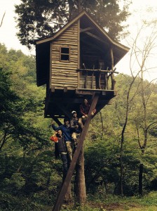 Treeheads treehouse in Japan