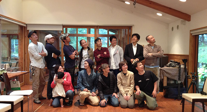 Dee Williams and the Japanese tiny house workshop gang