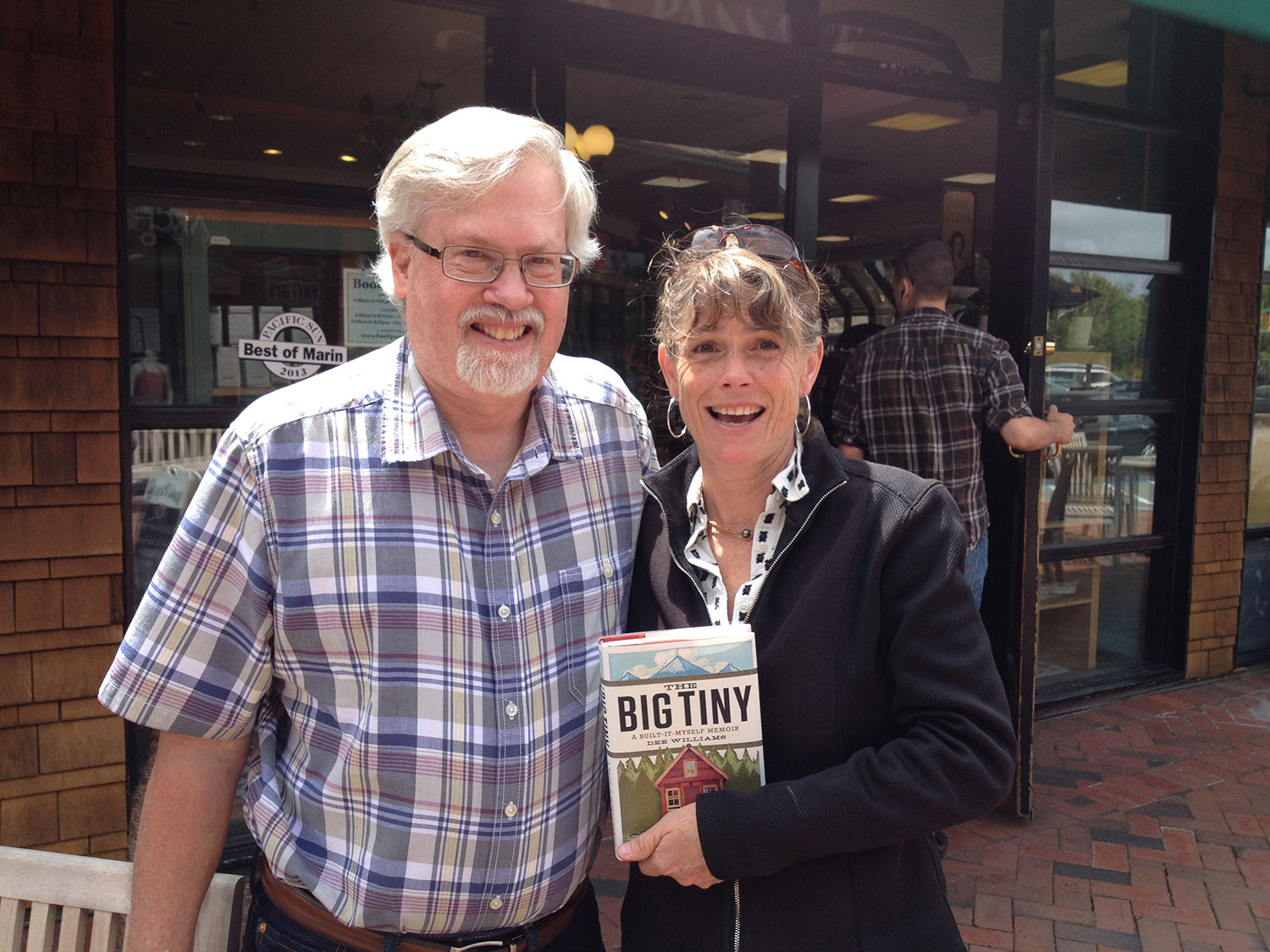 Kent Griswold from Tiny House Blog and Dee Williams from PAD Tiny Houses