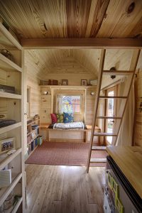 Sweet Pea Tiny House Living Area From Kitchen