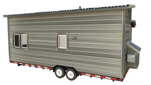 Cider Box Tiny House 24 Foot Long Rendering with Economy Exterior