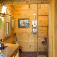 Dee's Kozy Kabin Tiny House Entry and Living Area