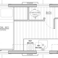 Salsa Box Tiny House Floor Plan in Plans