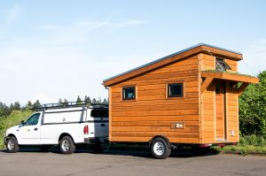 Towing the Salsa Box Tiny House