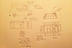 DIY van high top design sketch