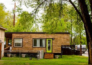 Picture of Macy Miller's tiny house.