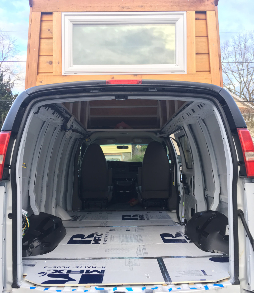 Insulating a Van Floor in a Chevy Express Van